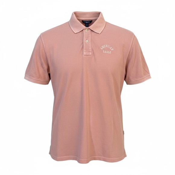 American Eagle Outfitters Super Soft Polo Short Sleeve Shirt Large - Picture 3 of 5